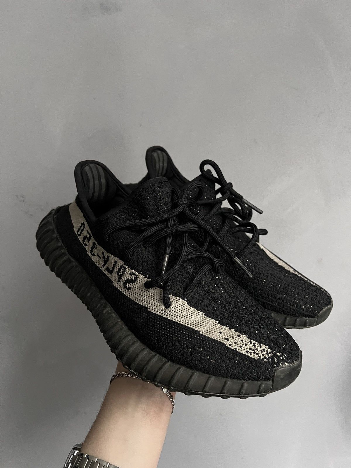Adidas × Kanye West Adidas Yeezy Boost Sply 350 V2 Black shoes Size US 8 / EU 41 - 1 Thumbnail