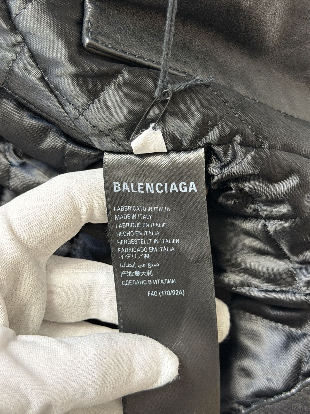 Balenciaga Balenciaga Racer Jacket Black Leather Size M / US 6-8 / IT 42-44 - 13 Thumbnail
