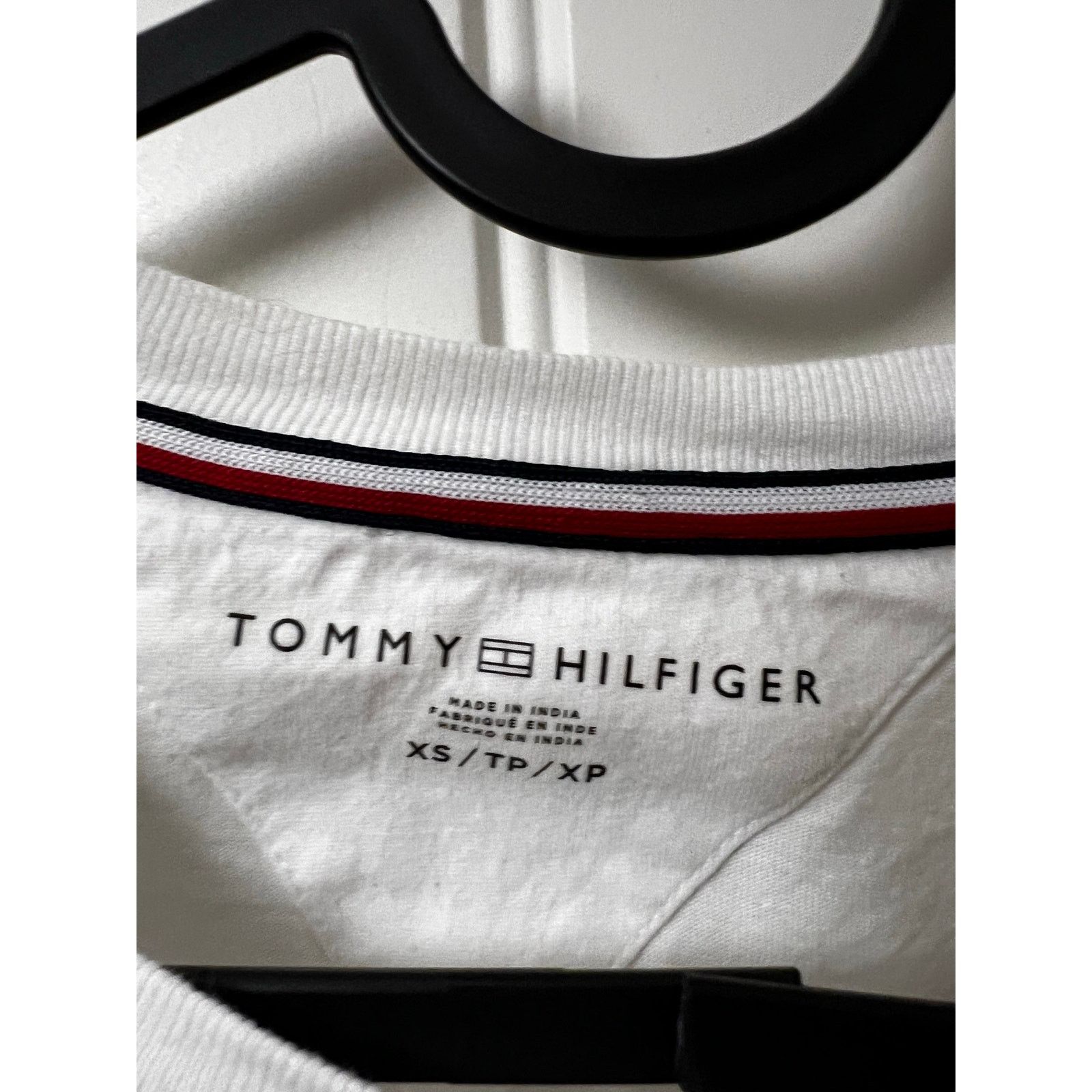Tommy Hilfiger Tommy Jeans Cropped Long Sleeve T-Shirt ribbed neck stretch Size XS / US 0-2 / IT 36-38 - 10 Thumbnail