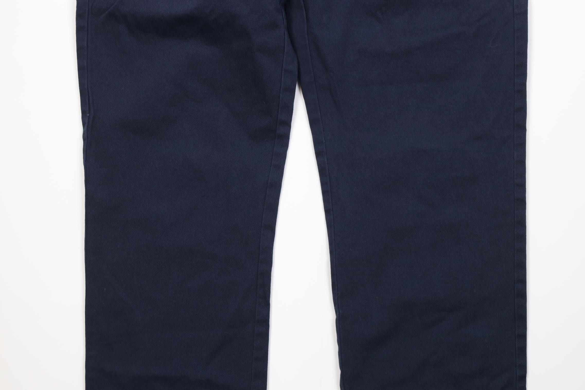 J.Crew J Crew The Sutton Straight Leg Chino Pants Navy Blue Cotton Size US 32 / EU 48 - 3 Thumbnail