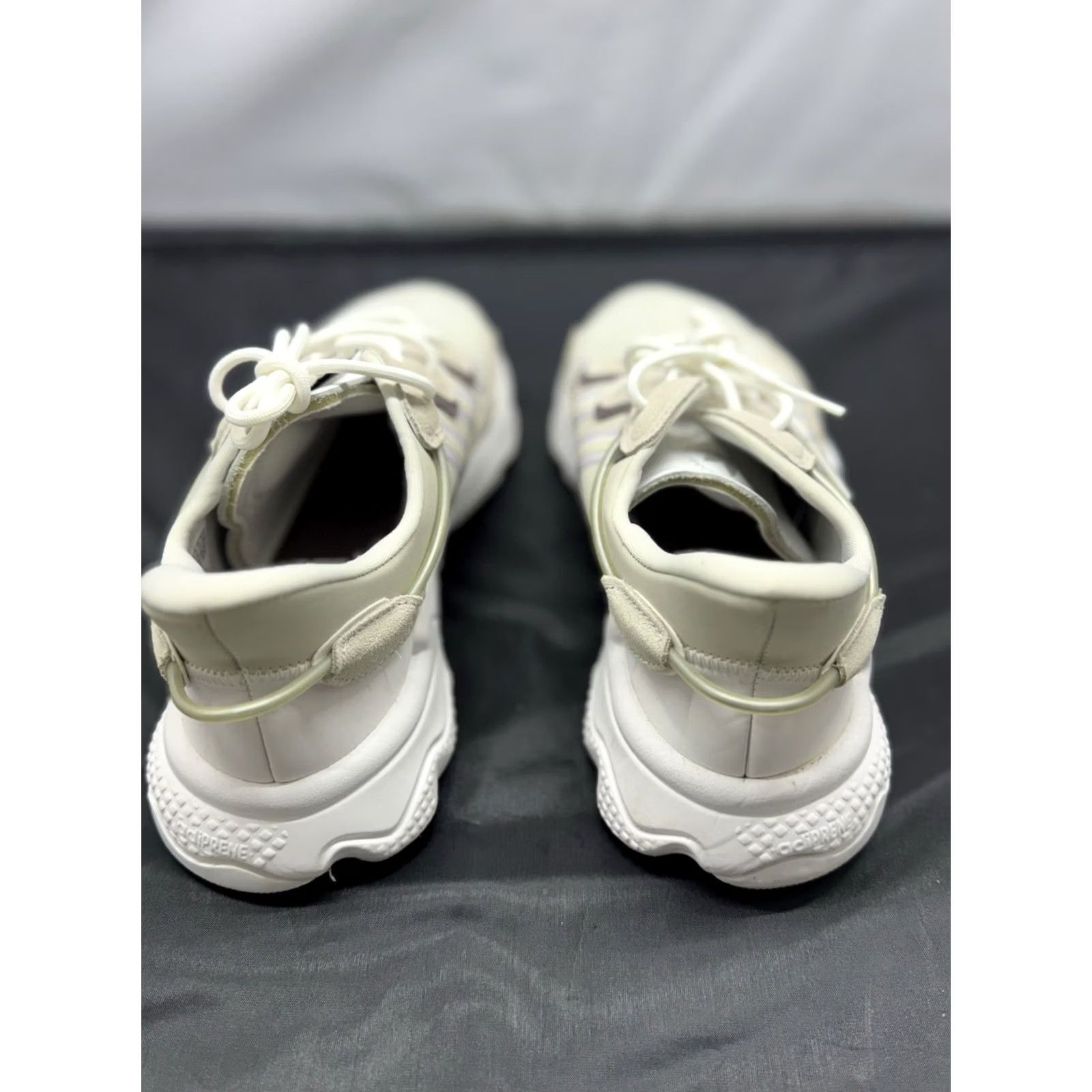 Adidas Adidas Ozweego Trainers Sneakers White Cream Women’s 10 EUC Shoes Lace Up Athletic Walking Running Gym Casual Womens Ozweego Size US 10 / IT 40 - 3 Thumbnail