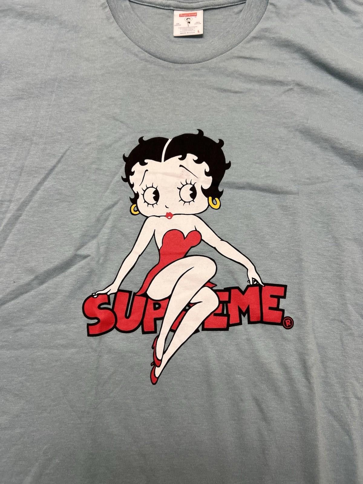 Supreme SS16 SUPREME Berry Boop Tee Teal L Large Size US L / EU 52-54 / 3 - 3 Thumbnail