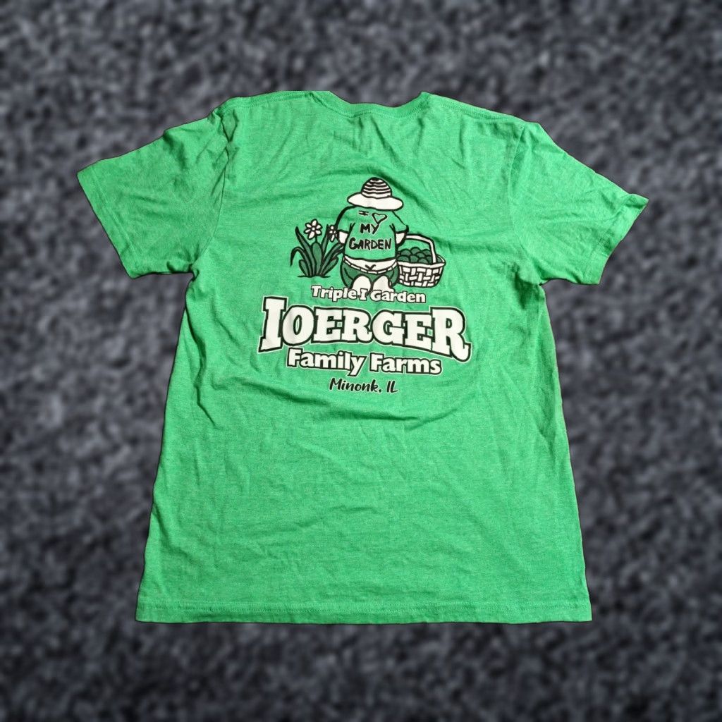 Doublet Ioerger Family Farms T-Shirt Adult Size S Green Funny Double-Sided Iowa Love My Garden Mens Size US S / EU 44-46 / 1 - 1 Thumbnail