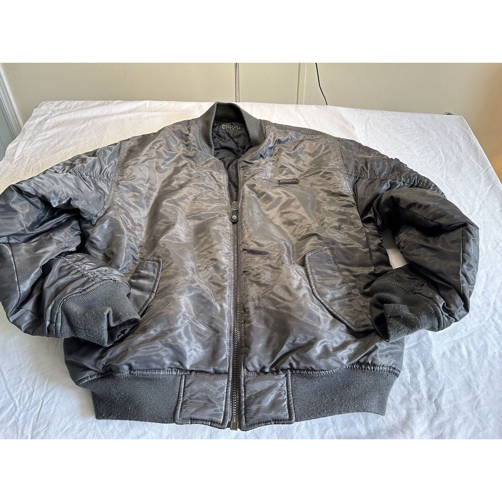 Southpole South Pole Reversable Large Puffer Jacket Quilted Grey/BlK Size US L / EU 52-54 / 3 - 2 Thumbnail