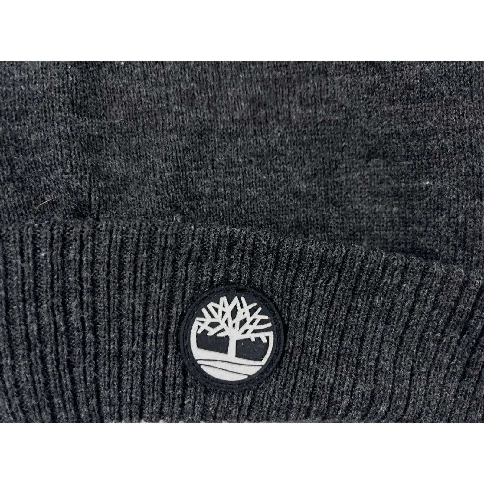 Timberland Timberland Beanie Adult One Size Gray Knit 100% Acrylic Winter Hike Camp Hat/Cap Unisex Mens Womens Size ONE SIZE - 2 Thumbnail