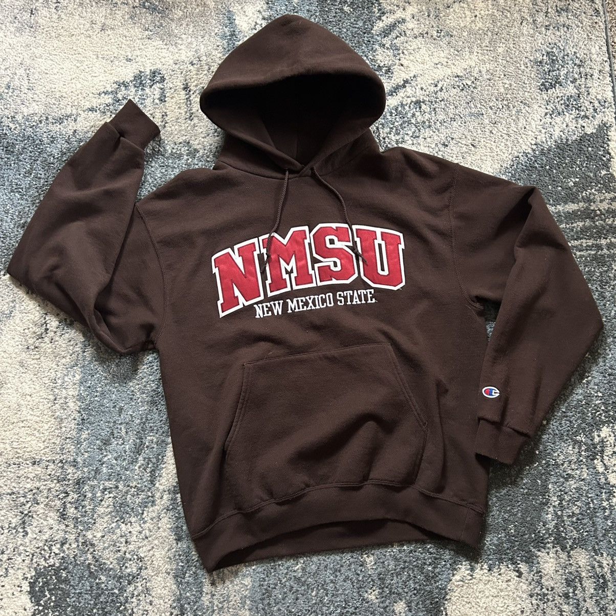 Champion NMSU BROWN BURGUNDY CREAM TACKLE TWiLL REVERSE WEAVE HOODiE Size US L / EU 52-54 / 3 - 11 Thumbnail