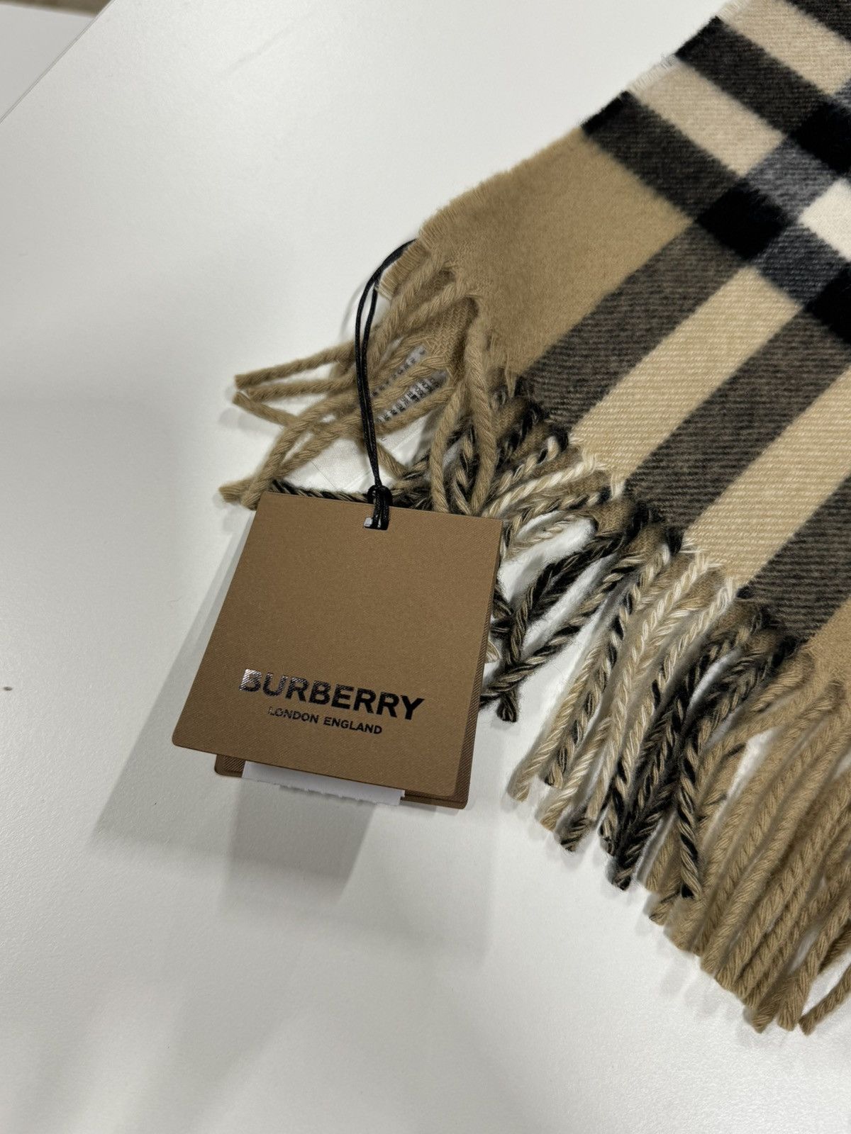 Burberry Burberry Check Reversible Cashmere Scarf NEW 700$ Size ONE SIZE - 3 Thumbnail