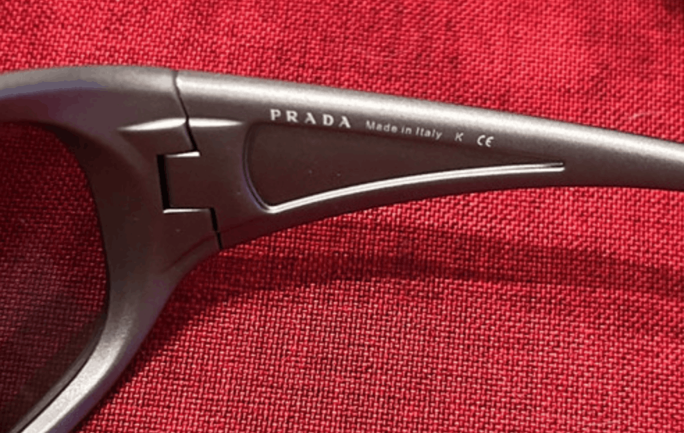 Prada PRADA Sunglasses SPS 06M Sport Red Tab Shield Mask Symbole Size ONE SIZE - 9 Thumbnail