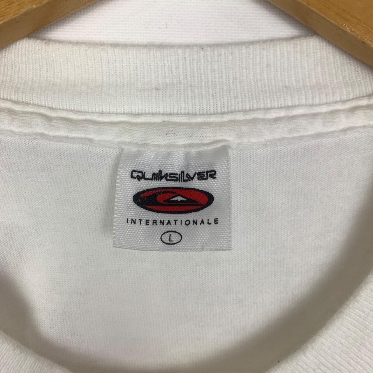 Quiksilver Vintage 90’ QUIKSILVER SURF WAVE Backhit Artwork Tee Shirt Size US L / EU 52-54 / 3 - 4 Thumbnail