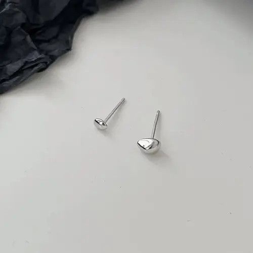 Designer 100%925 silver retro punk earrings Size ONE SIZE - 4 Thumbnail