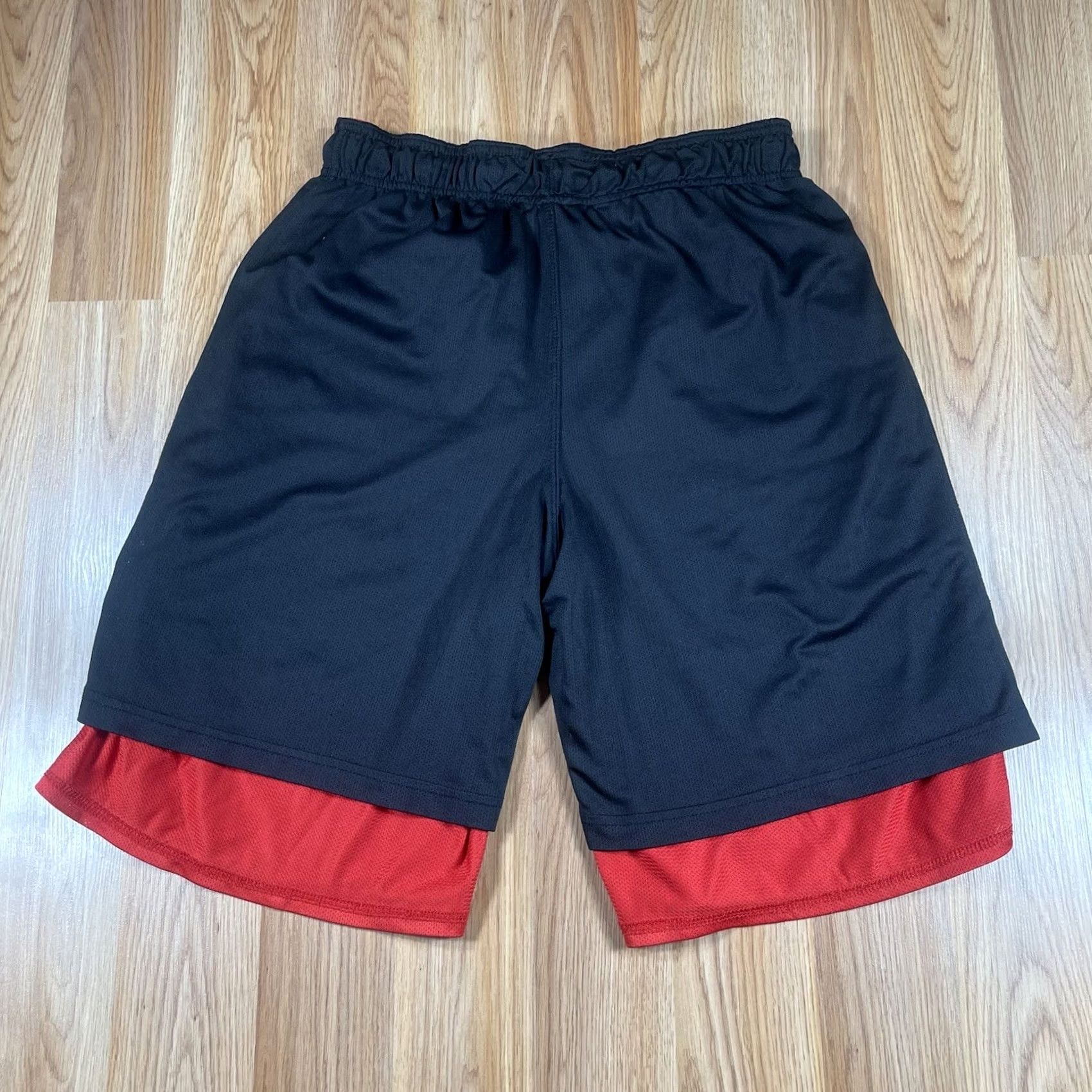 Everlast Everlast Shorts Mens L Large Sport Reversible Basketball Athletic Red Black Size US 33 - 5 Thumbnail