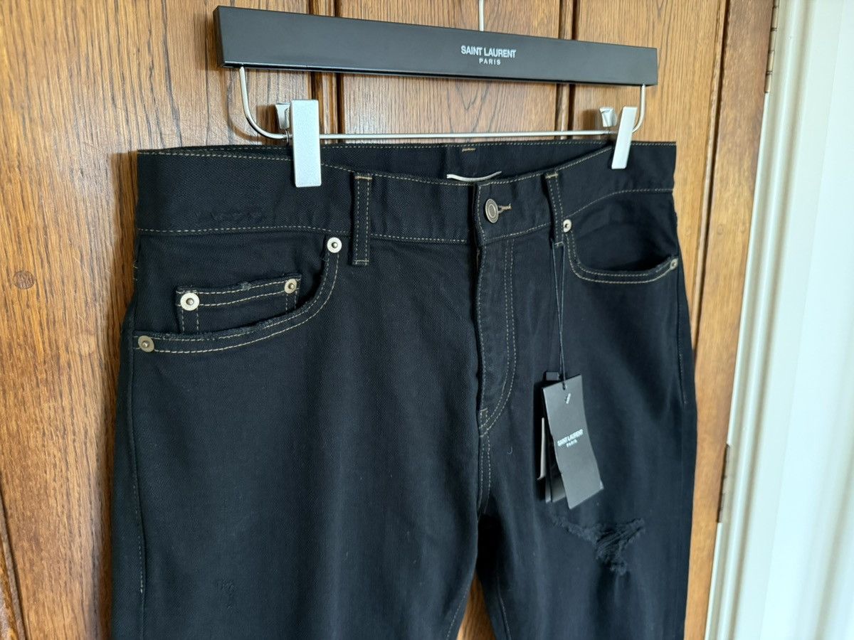 Saint Laurent Paris SS16 Saint Laurent surf sound crash trash black ripped jeans Size US 32 / EU 48 - 15 Thumbnail