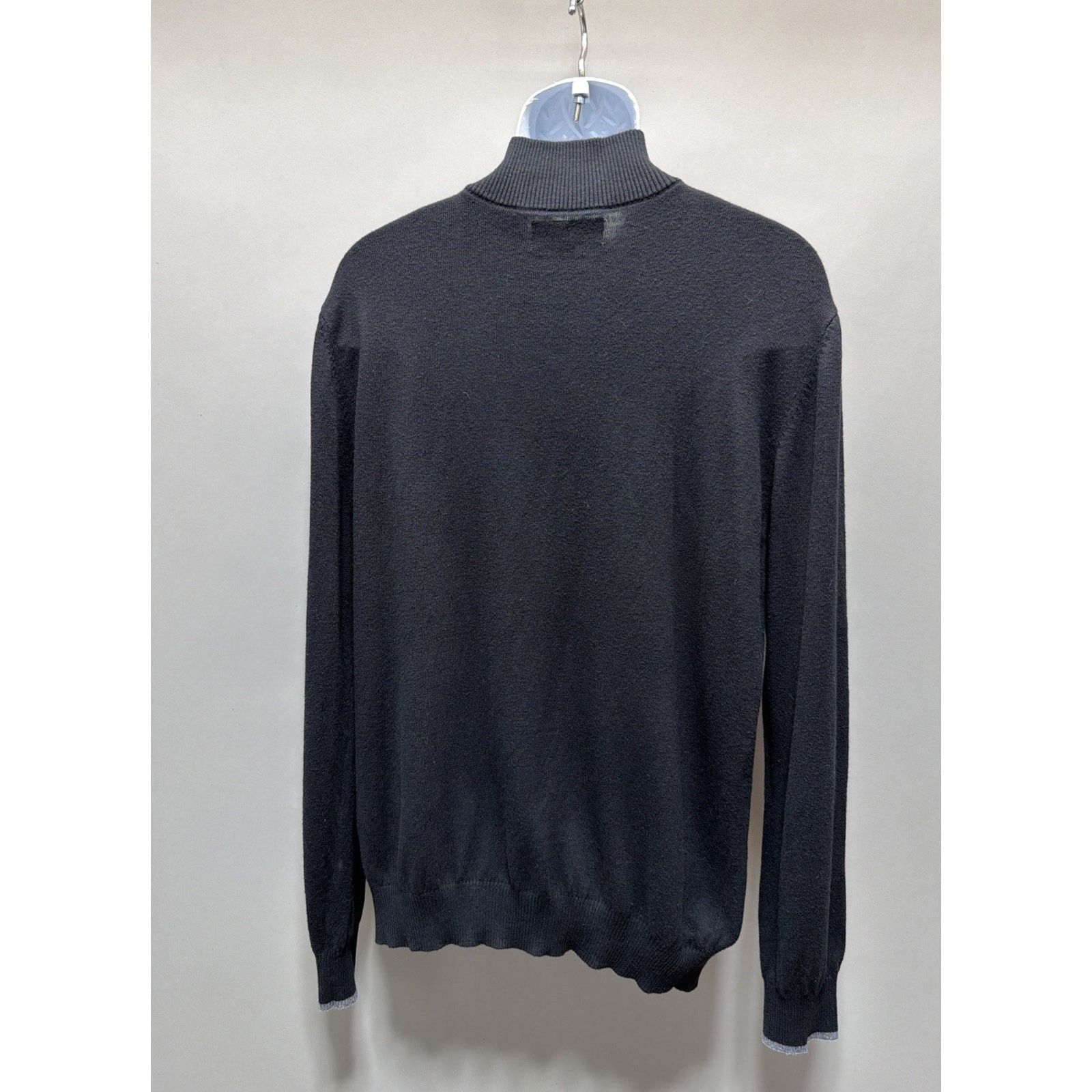 Other Hawker Rye 1/4 Zip Sweater Men's XL Black Cashmere Blend Size US XL / EU 56 / 4 - 2 Thumbnail