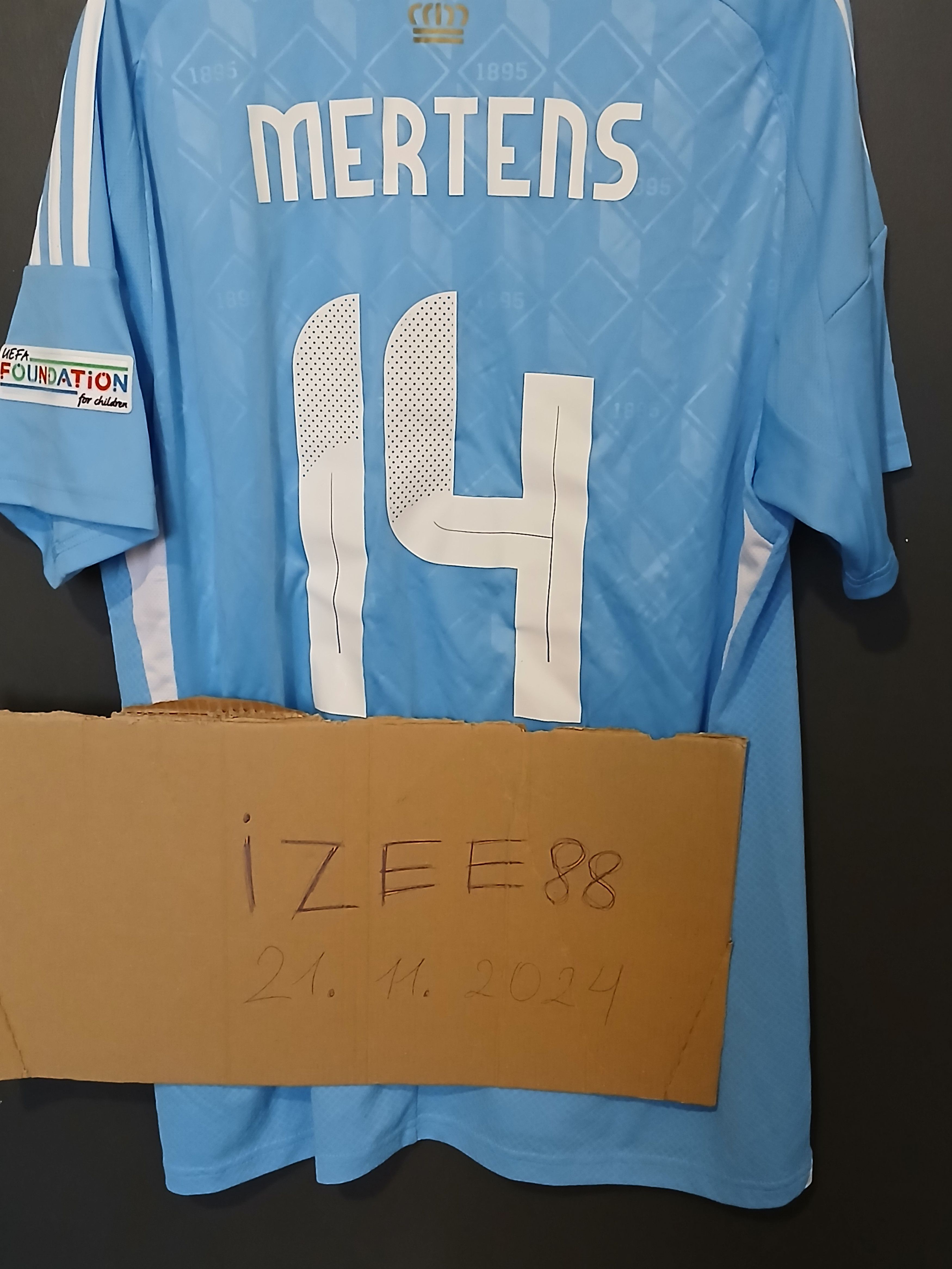 Adidas Belgium National Football Team Mertens Jersey T-Shirt Size US L / EU 52-54 / 3 - 2 Thumbnail
