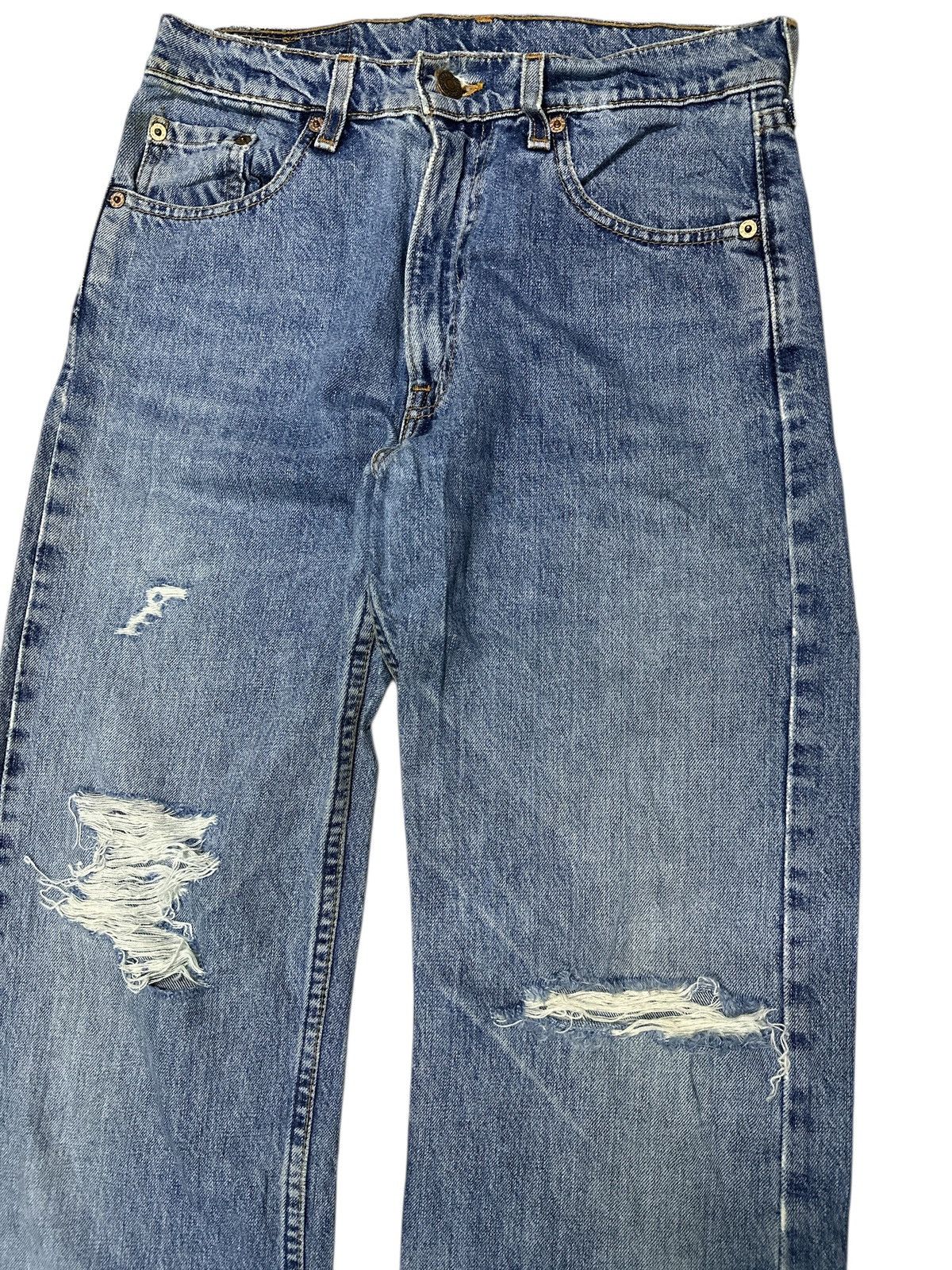 Levi's Vintage Distress Levis 519 Light Washed .. Size US 29 - 8 Thumbnail