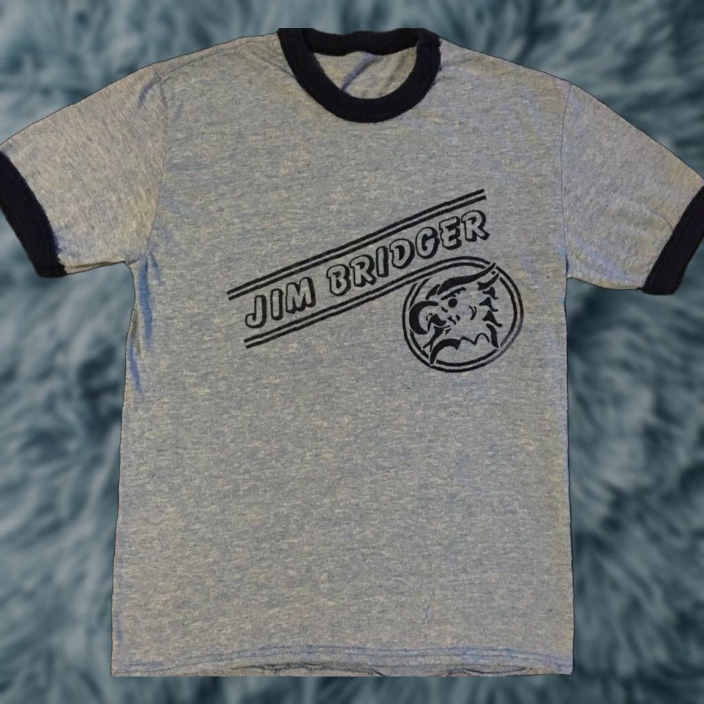 Vintage VINTAGE 80s Jim Bridger School Faded Ringer Shirt XS USA Track Grunge Army PE 90s Size US XS / EU 42 / 0 - 1 Thumbnail