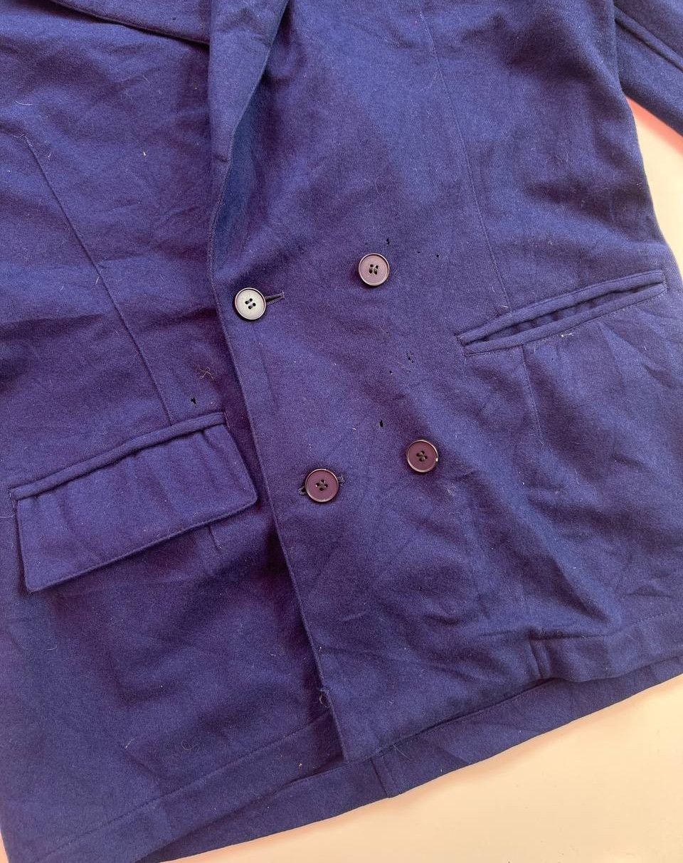 Vintage × Y's × Yohji Yamamoto Vintage Y's Yohji Yamamoto indigo blazer Size 36R - 2 Thumbnail