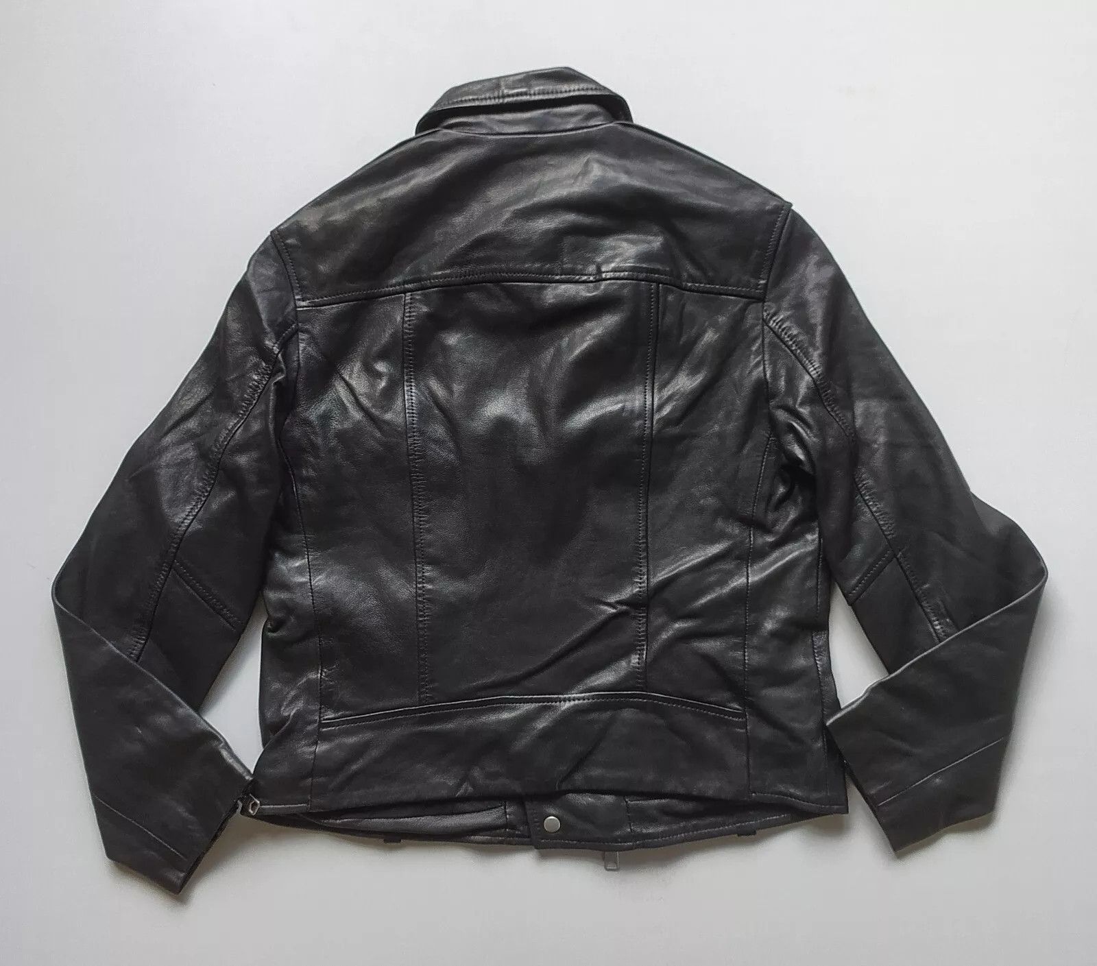 Allsaints ALLSAINTS Allen Leather Biker Jacket IFD 0746 Size US S / EU 44-46 / 1 - 10 Thumbnail