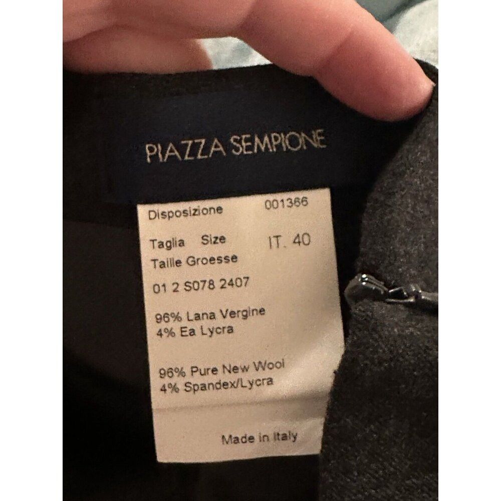 Piazza Sempione Piazza Sempione Women's IT 40 US 4 Dark Gray Knee Length Wo Size 27" / US 4 / IT 40 - 3 Thumbnail