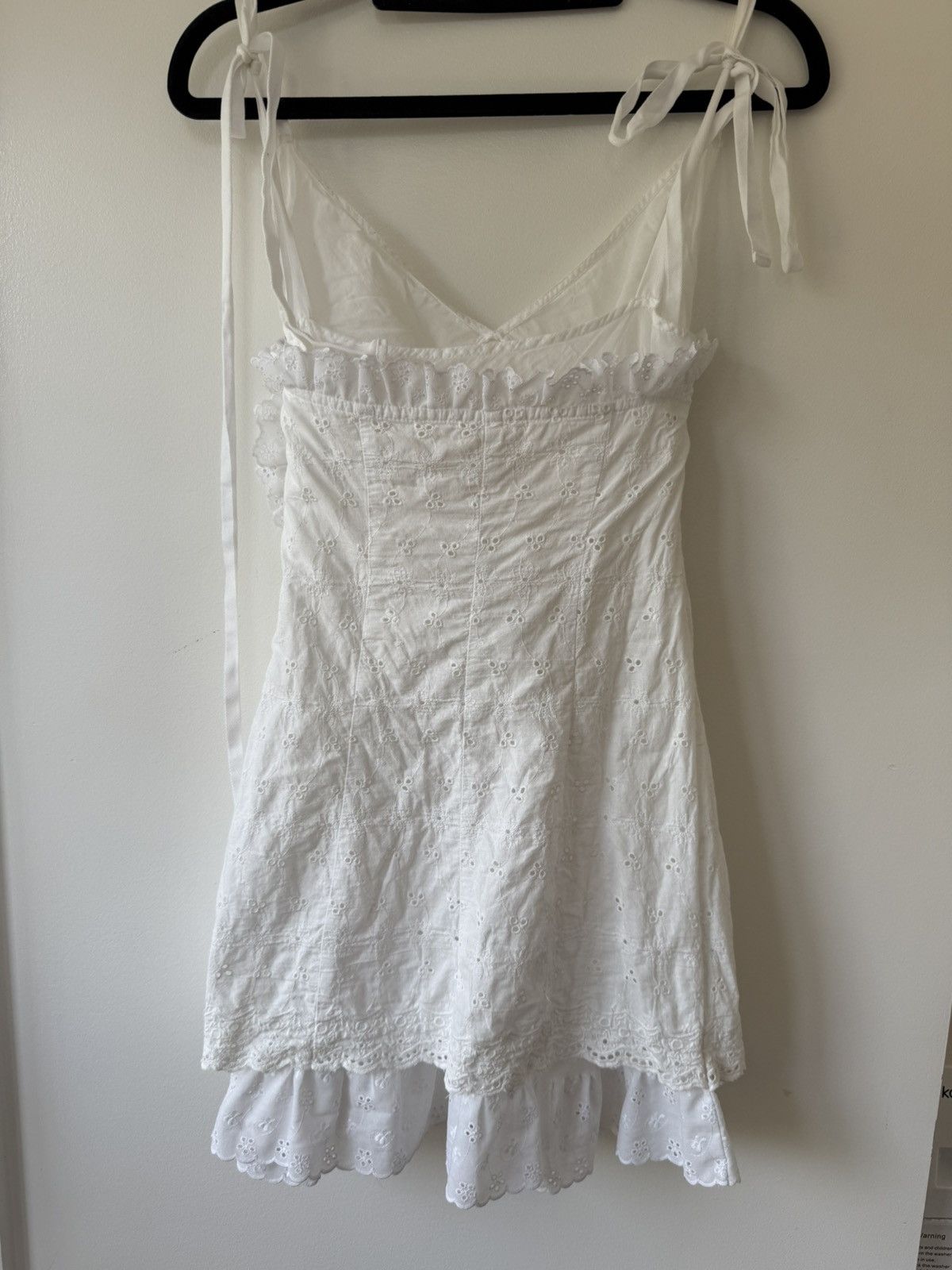 Other Daisy TV White Broderie Dreas Size M / US 6-8 / IT 42-44 - 4 Thumbnail