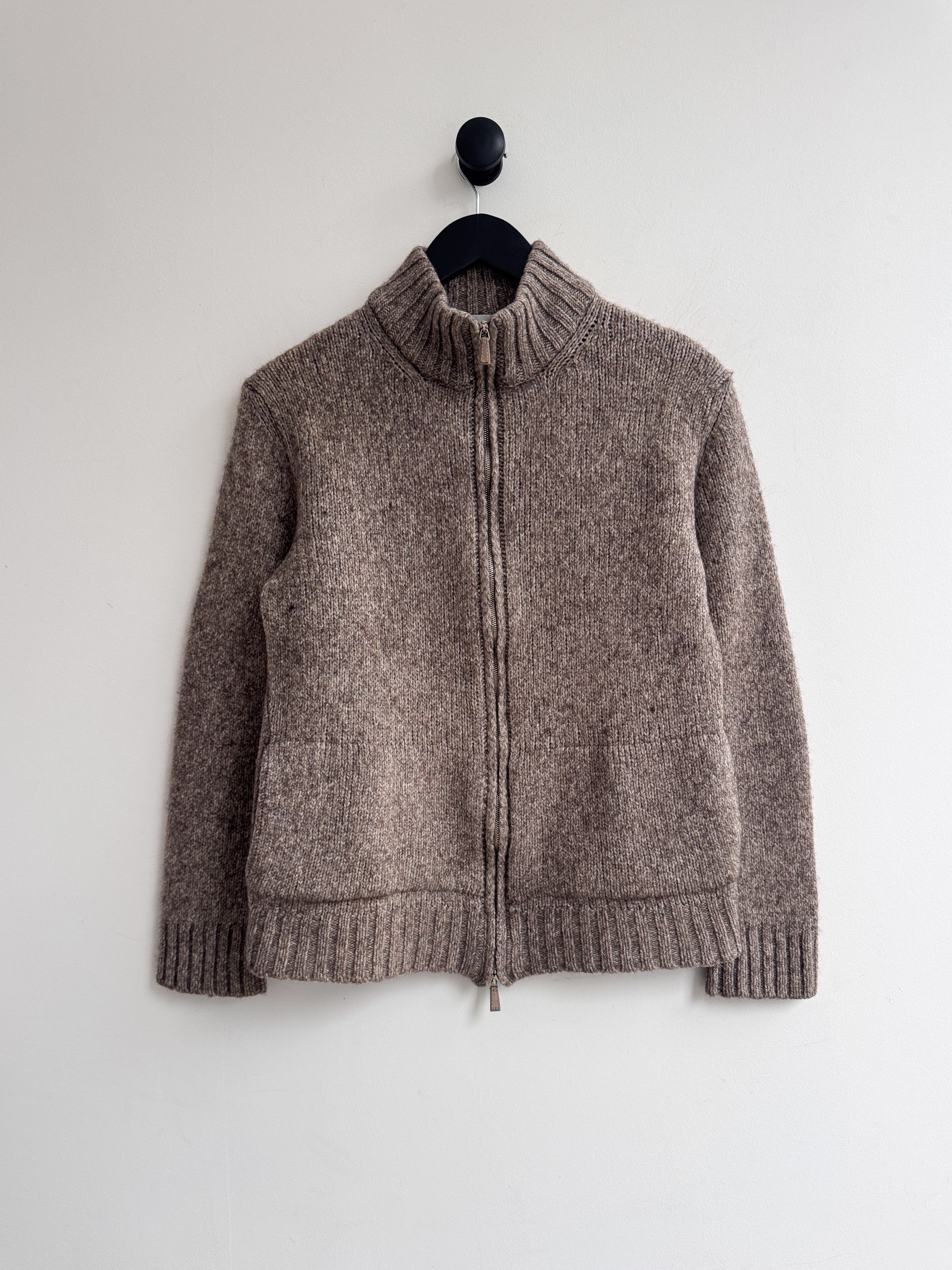 Ermenegildo Zegna Ermenegildo Zegna Full Zip Wool Sweater Size M / US 6-8 / IT 42-44 - 1 Thumbnail