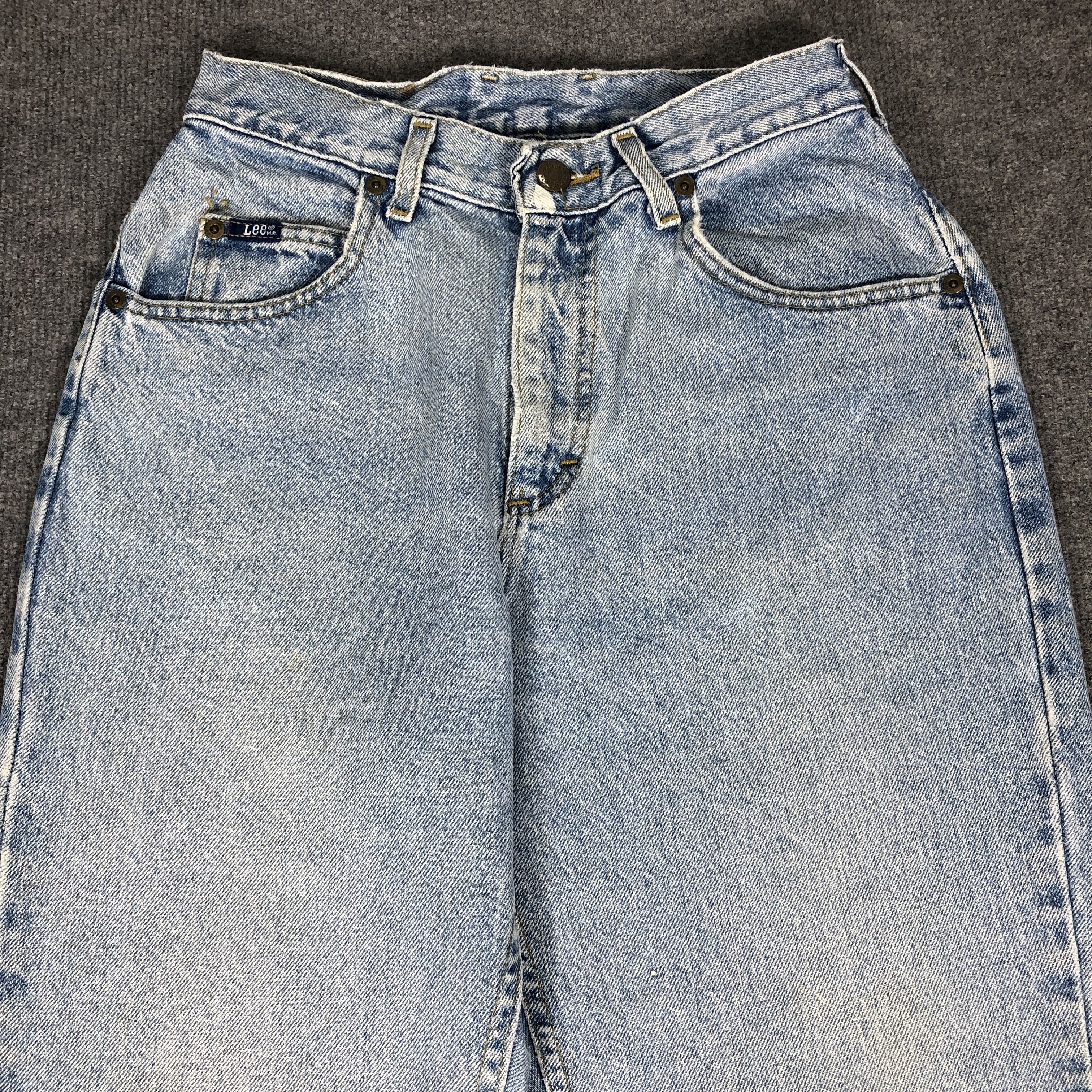 Lee × Vintage Womens 90s Vintage Lee Jeans Light Blue Wash L886W Size 27" / US 4 / IT 40 - 2 Thumbnail