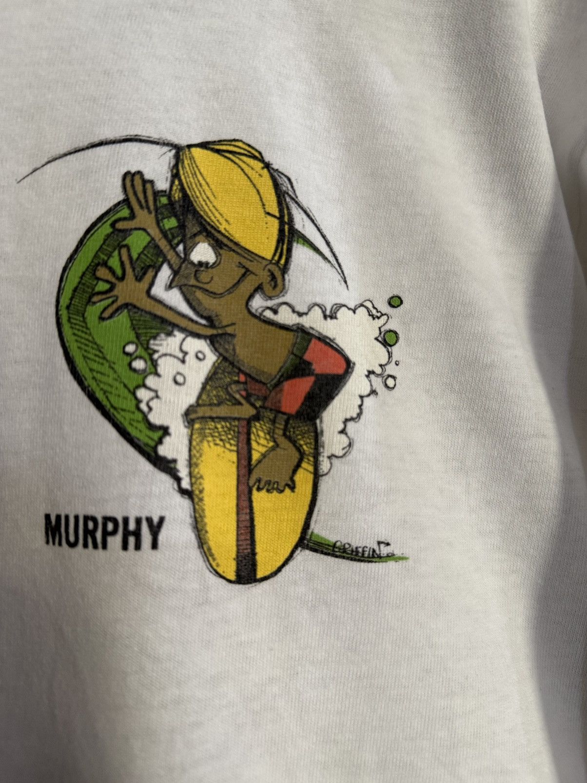 Vintage Vintage 90s Murphy Surfer Publications Photo tee Size US L / EU 52-54 / 3 - 8 Thumbnail