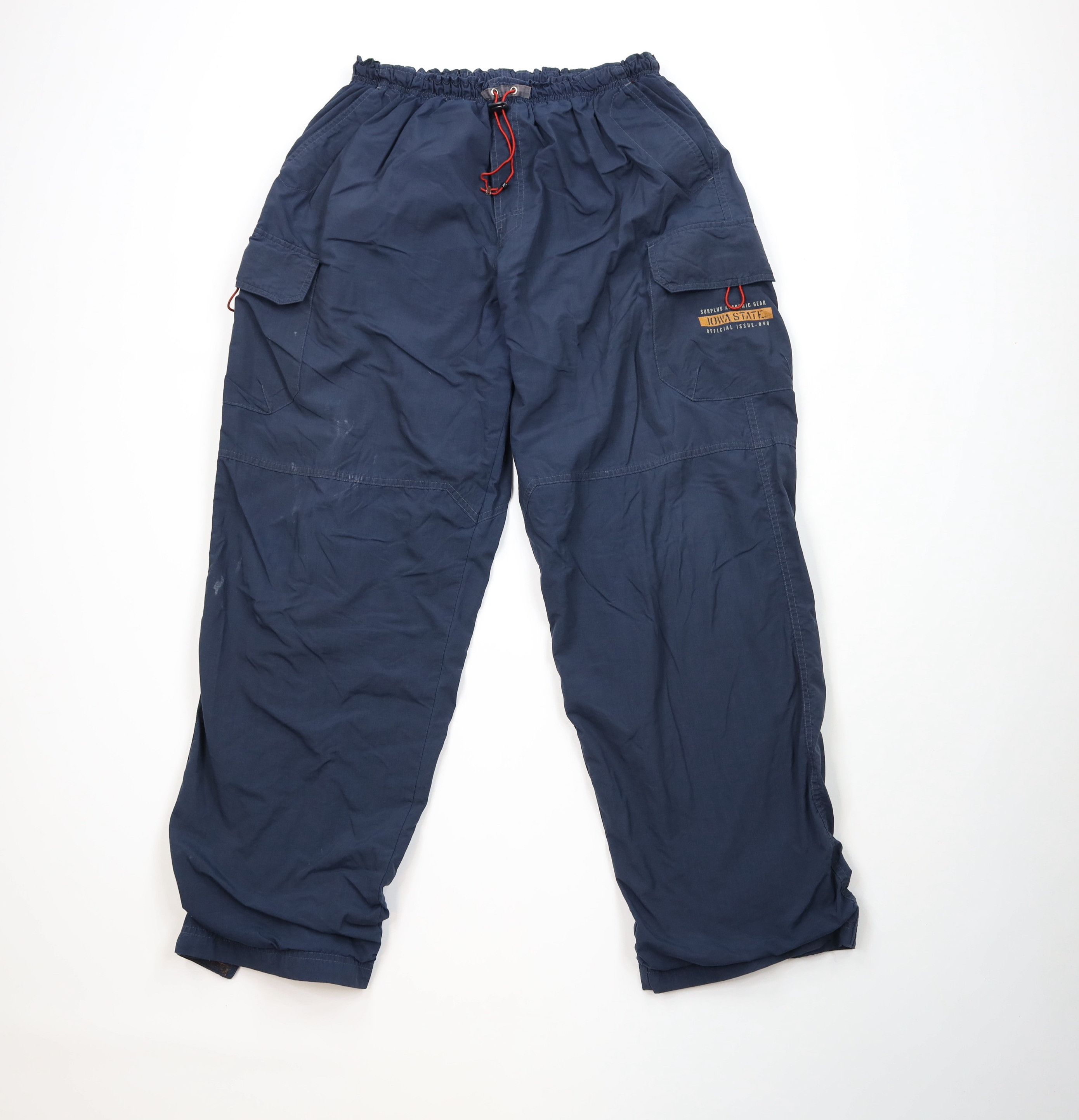 Vintage Vintage 90s Iowa State University Lined Wide Leg Cargo Pants Size US 36 / EU 52 - 1 Thumbnail