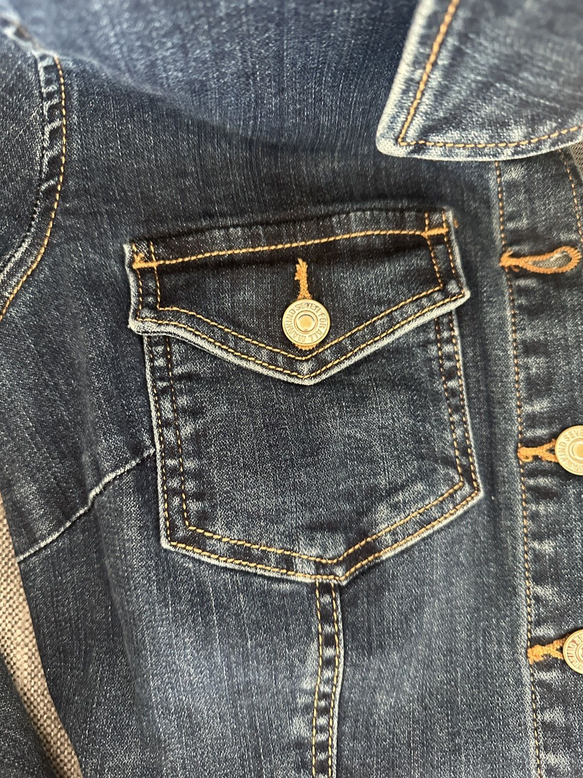 7 For All Mankind 7 FOR ALL MANKIND Washed Mini Denim Shirtdress Size S / US 4 / IT 40 - 11 Thumbnail