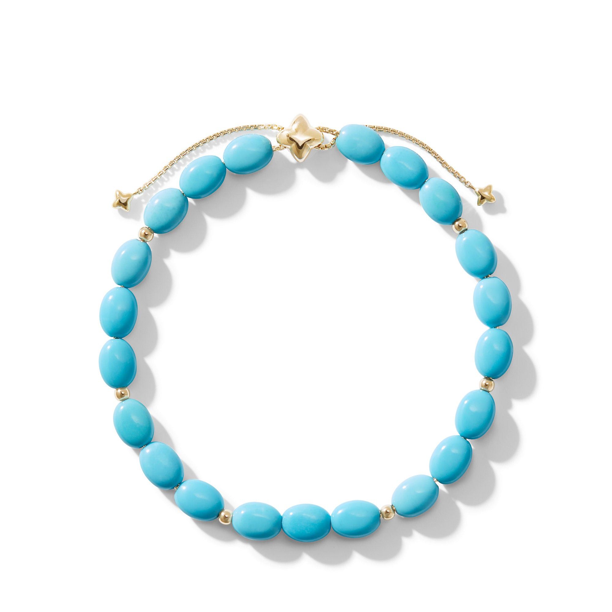 David Yurman o1w1db10325 B14034 Bracelet with Turquoise and 18K Gold Size ONE SIZE - 2 Thumbnail