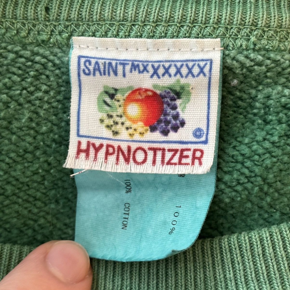 Saint Michael Saint Micheal Green Angel Crewneck Size XL Size US XL / EU 56 / 4 - 3 Thumbnail