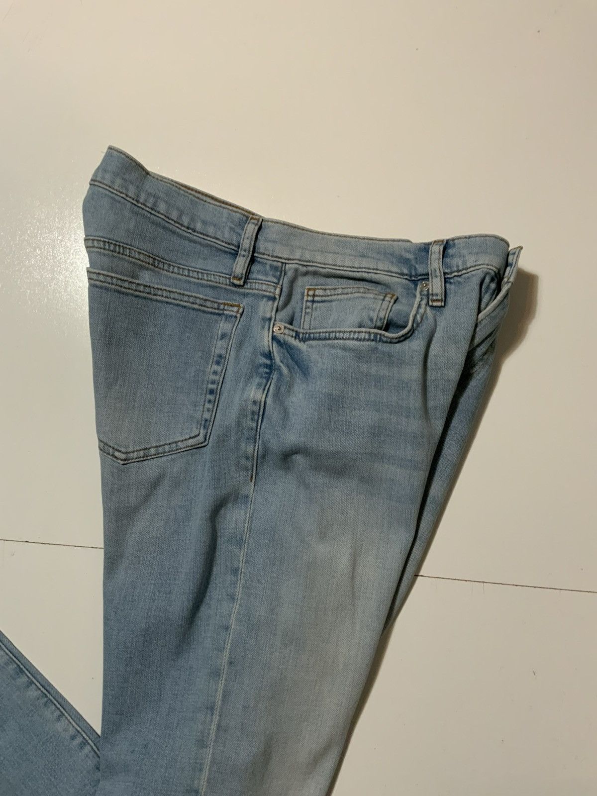 Frame $208 Frame L’ Homme Slim In Finn Signature Men’s Denim Jeans Size US 31 - 8 Thumbnail