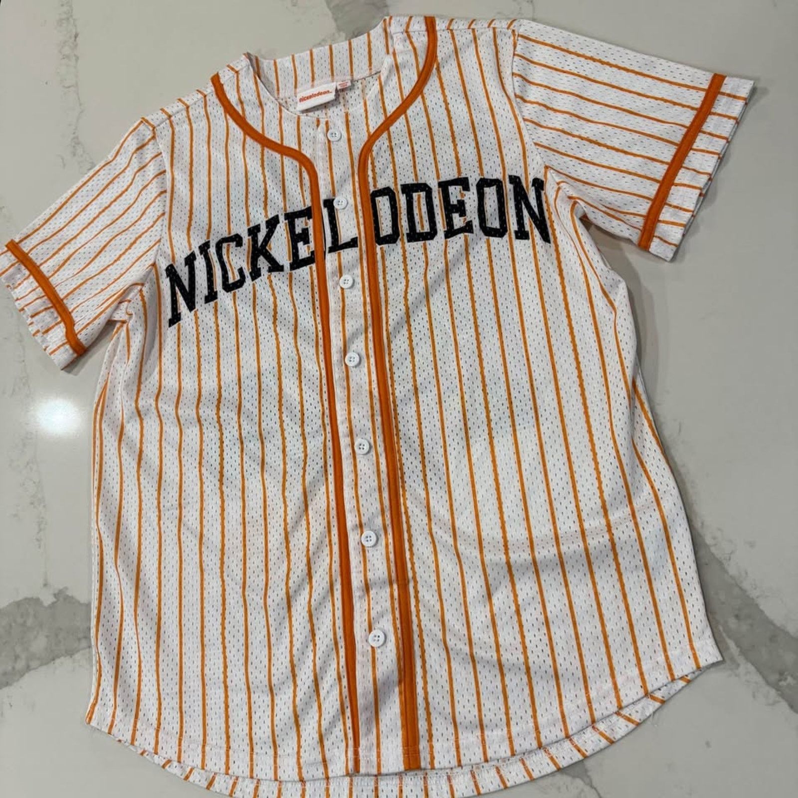 Nickelodeon Nickelodeon y2k Retro Graphic Baseball Jersey Men's Medium Size US M / EU 48-50 / 2 - 2 Thumbnail