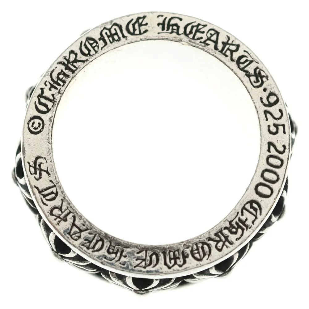 Chrome Hearts RARE! OFFER OK 🔥 14.5 CHROME HEARTS RING SPINNER CH X Size ONE SIZE - 2 Thumbnail