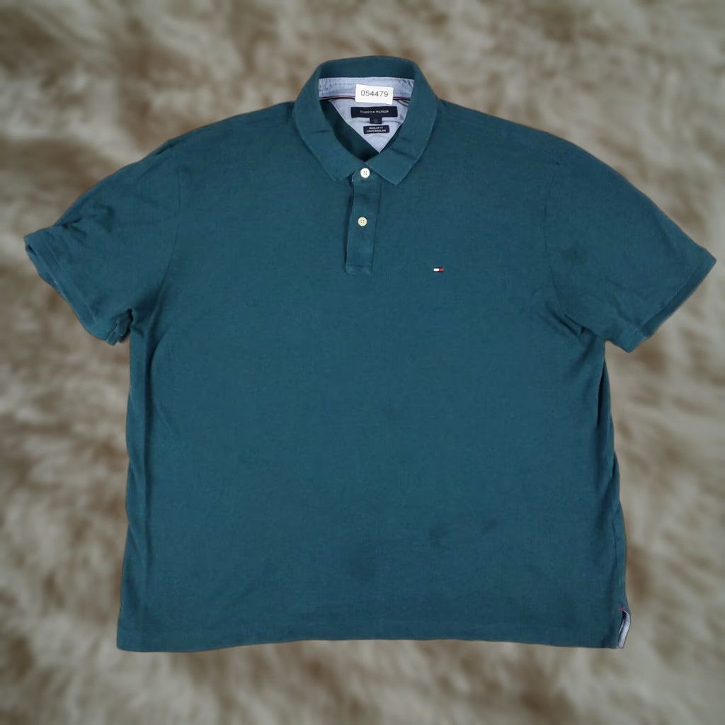 Tommy Hilfiger VINTAGE Tommy Hilfiger Polo Shirt Mens 2XL Blue Cotton Short Sleeve Classic Polo Mens 2XL Blue Tommy Hilfiger Shirt Size US XXL / EU 58 / 5 - 1 Thumbnail