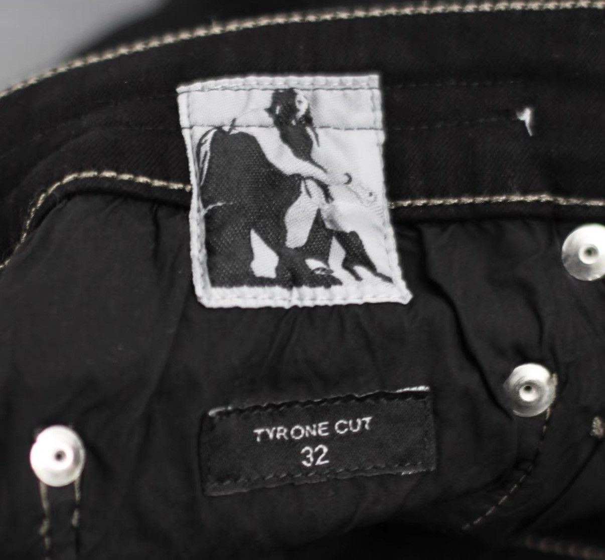 Rick Owens Rick Owens DRKSHDW Logo Denim Long Pants Size US 32 / EU 48 - 8 Thumbnail