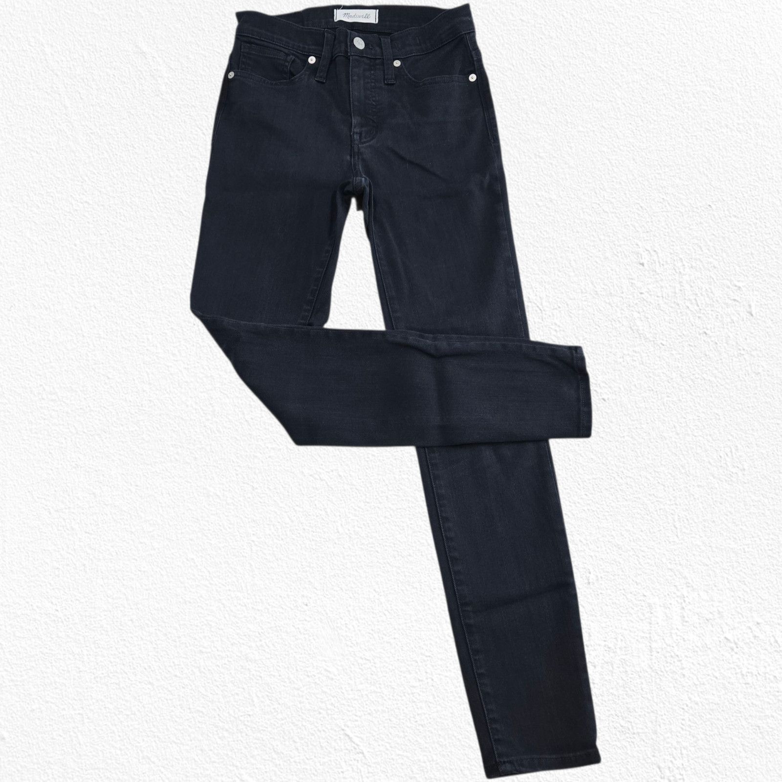 Madewell Madewell 9" High-Rise Skinny Jeans Black Size 25 Size 25" / US 0 / IT 36 - 1 Thumbnail