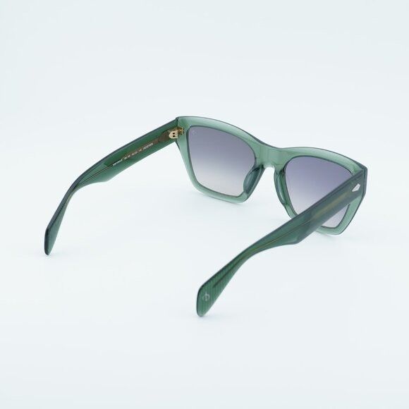 Rag & Bone Rag & Bone RNB1046/G/S 01ED PR Sunglasses Green Square Frame Size ONE SIZE - 6 Thumbnail