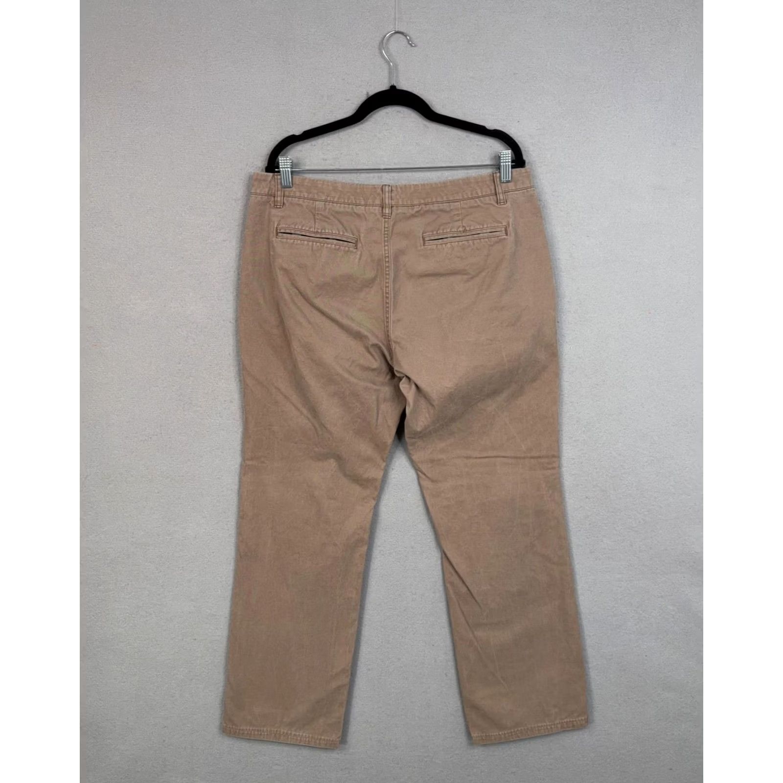 Bonobos Bonobos Mens Pants Beige Chino Flat Front Straight Leg Cotton Twill Casual XS-XL? Size US 35 - 4 Thumbnail