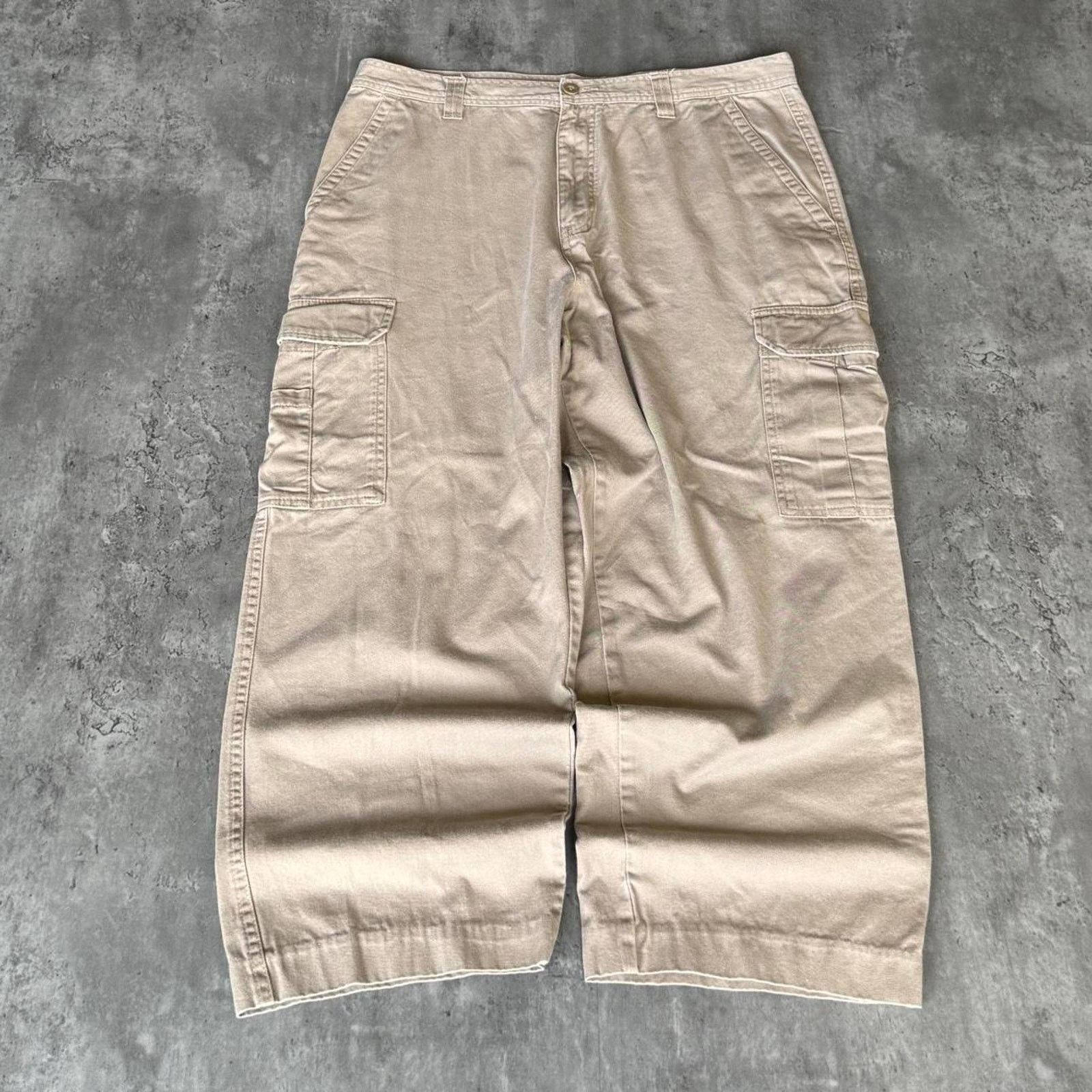 Basic Editions × JNCO × Vintage Vintage Y2K Baggy Wide Leg Jnco Style Cargo Tech Pants Size US 37 - 1 Thumbnail