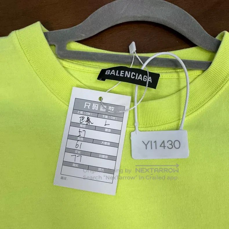 Balenciaga Balenciaga Coca-Cola Short Sleeve Neon Green Size US L / EU 52-54 / 3 - 8 Thumbnail