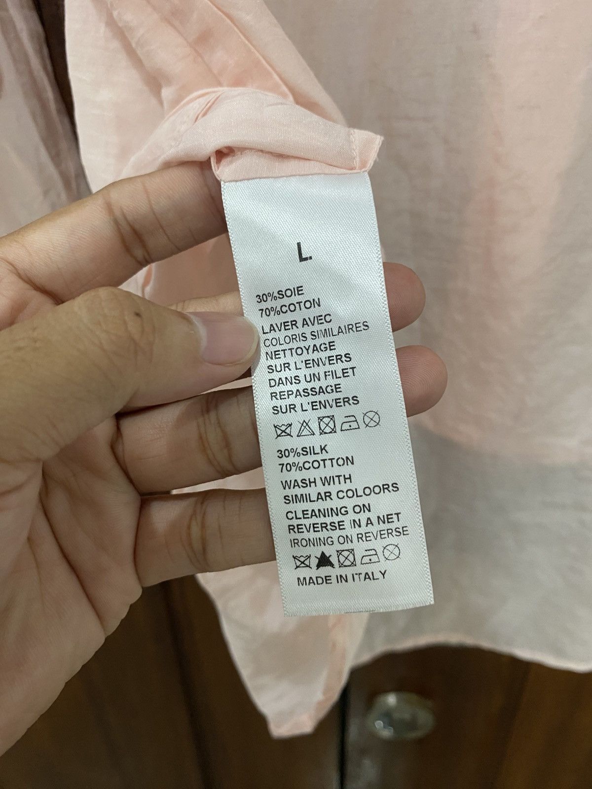 Maison Margiela Maison Margiela Pocket Tag Shirt Size US L / EU 52-54 / 3 - 6 Thumbnail