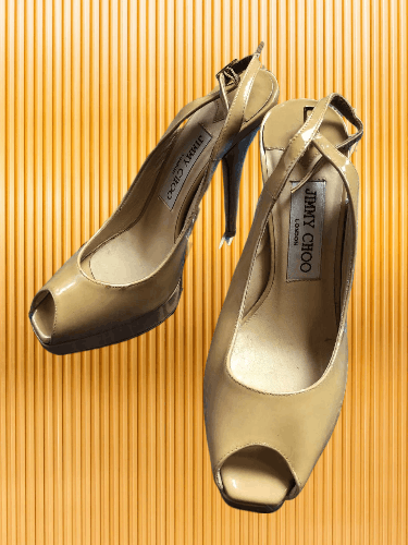 Jimmy Choo Jimmy Choo Printed Pony Slingback Size US 5 / IT 35 - 1 Thumbnail