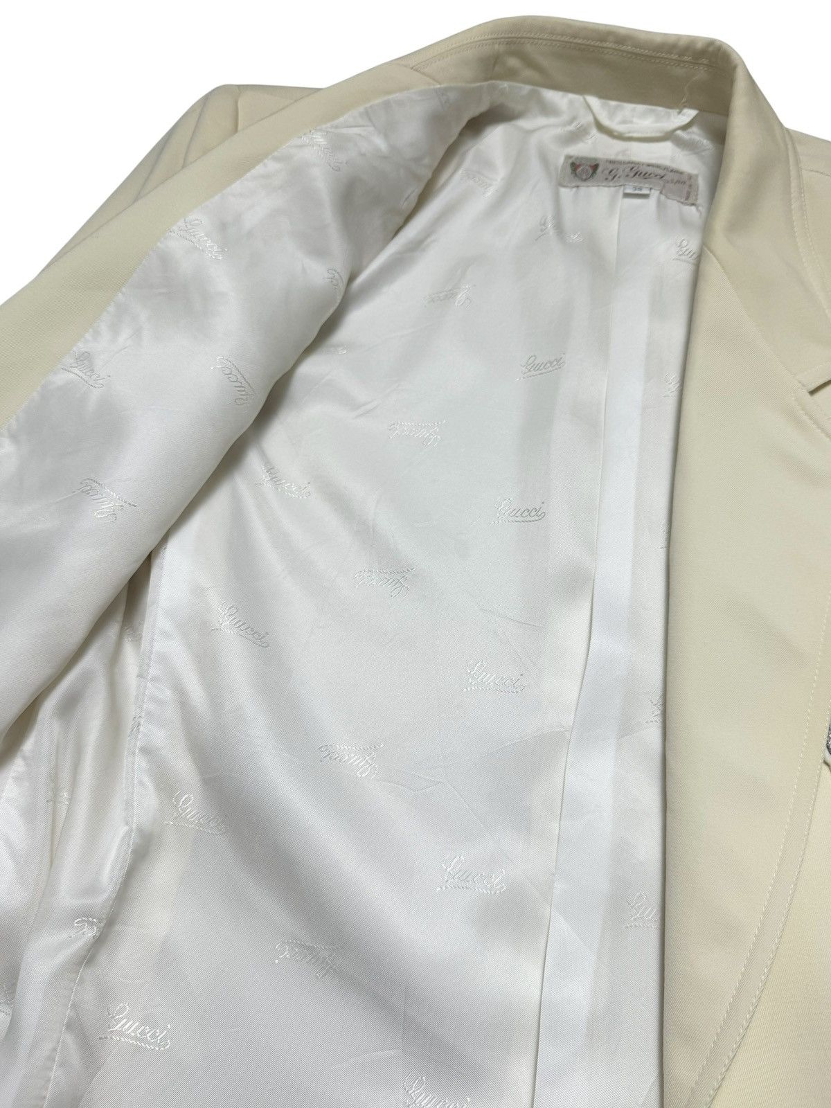 Gucci Gucci 1970’s Vintage Off White Blazer Size XS / US 0-2 / IT 36-38 - 9 Thumbnail