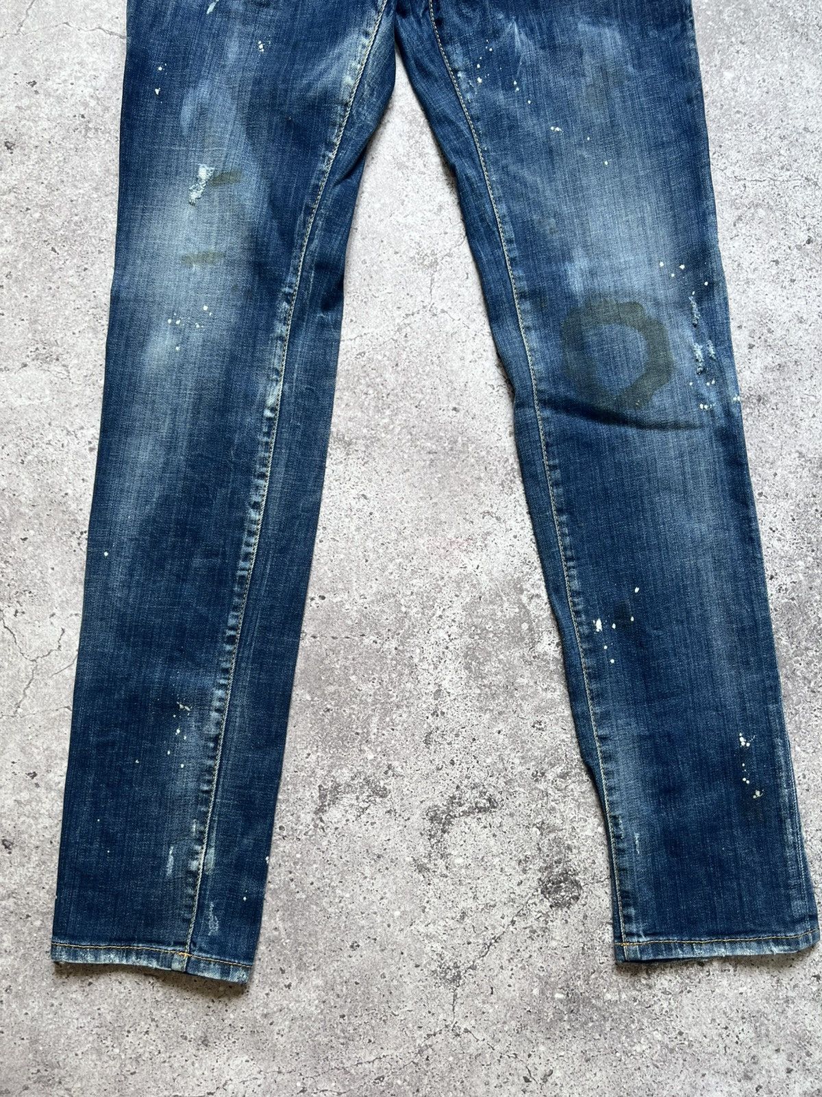 Dsquared2 Dsquared2 Men's Distressed Denim Jeans Slim Size US 32 / EU 48 - 7 Thumbnail