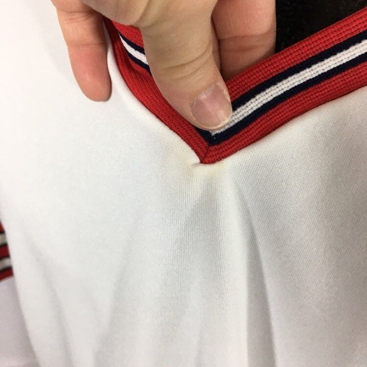 Other Vtg Bike White V Neck Red RINGER Jersey Streetwear T Shirt Size US XXL / EU 58 / 5 - 7 Thumbnail