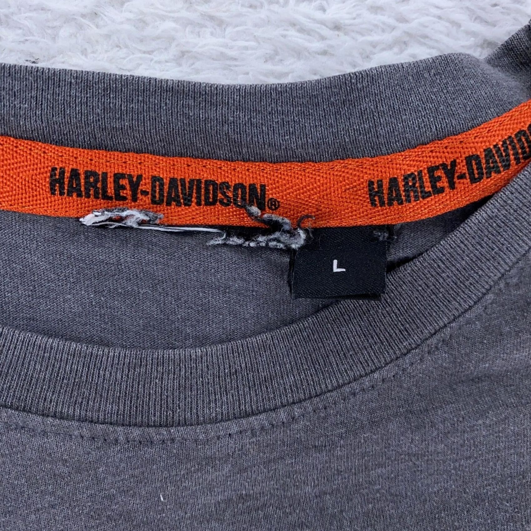 Harley Davidson Harley-Davidson Shirt M/L Gray Skull Logo Motorcycles Biker Tee Mens Short Sleeve Graphic Print Crew Neck Regular Fit Size US M / EU 48-50 / 2 - 7 Thumbnail