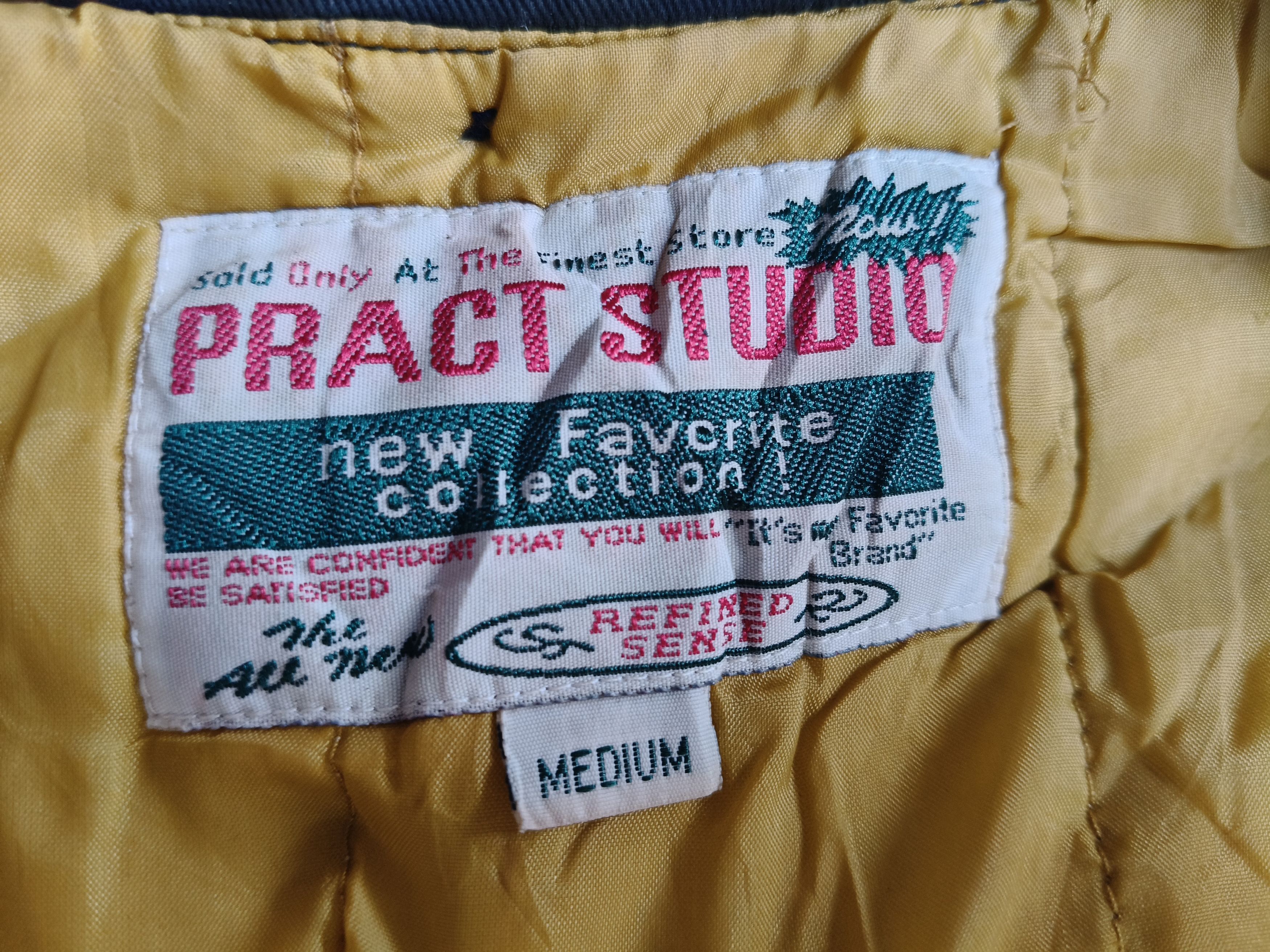Japanese Brand Vintage PRACT STUDIO Bomber Jacket Style Size US M / EU 48-50 / 2 - 11 Thumbnail