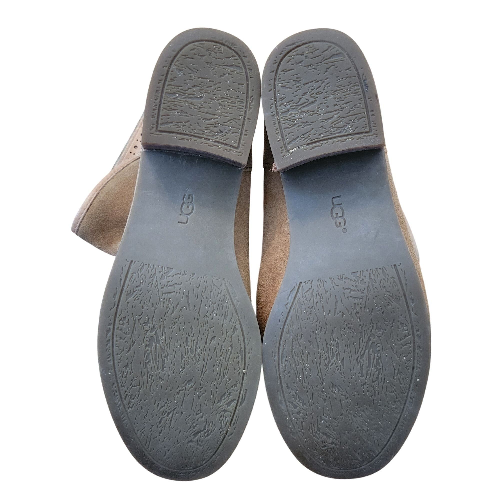 Ugg UGG Suede Leather Ankle Boots 7 Sheepskin Insole 1004367 DAR Size US 7 / IT 37 - 3 Thumbnail