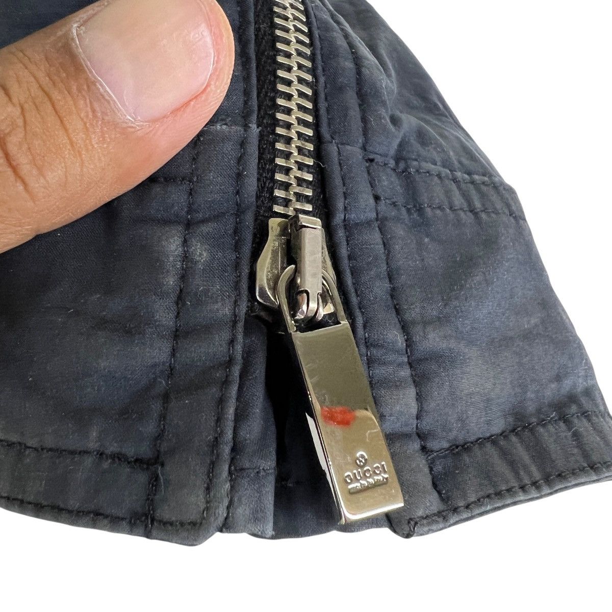 Gucci 💥 Gucci Zipper Rider Moto Jacket Made In italy size 40 Size S / US 4 / IT 40 - 14 Thumbnail